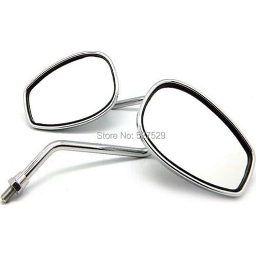 2PCS CHROME MOTORCYCLE REARVIEW MIRRORS FOR Honda Shadow Magna Ace Aero Magna 750