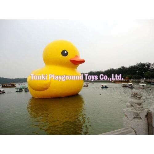 3 meters strong PVC tarpaulin water used floating cartoon duck