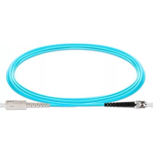 5PCS/lot SC/UPC-ST/UPC OM3 Fiber Optic Patch Cord 10G 50/125 Fiber Cable Multimode Simplex Optical Jumper