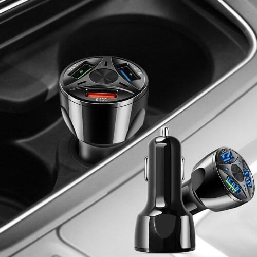 Car Charger USB Quick Charge QC3.0 Ports for nissan qashqai j10 for skoda octavia for alfa romeo 159 opel corsa