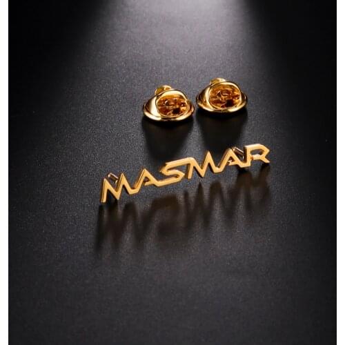 Skyrim Women Customized Brooch Stainless Steel Personalized Childrens Drawing Kids Art Custom Pin Gift for Child Mother