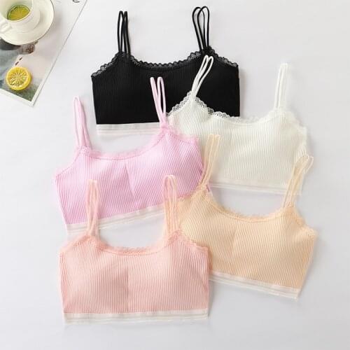 Teen Bras Girls Underwear Teenage Girls Training Bras Lace Brassiere For Children Kids Bra