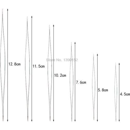 2000pcs 4.5cm-14cm Stainless Steel Big Eye Beading Needles Easy Thread String Cord Pins For DIY Jewellry Making Tools