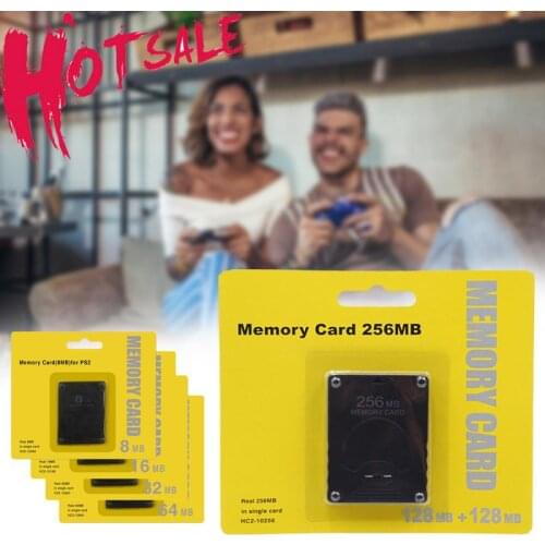 8/16/32/64/128/256MB Megabyte Memory Card Game Memory Card For Sony PS2 PlayStation 2 Slim Game Data Console