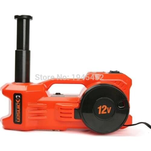 New! Car Electric Jack Hydraulic Floor 12V DC 3 Ton Lift Scissor Jack Repair Tool Auto Emergency Roadside Tire Change Lifting