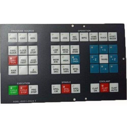New A98L-0001-0524#T Machine Operator Panel Button Mask