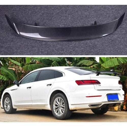 High Quality REAL CARBON FIBER REAR WING TRUNK LIP SPOILER FOR Volkswagen VW Passat CC 2009-2022
