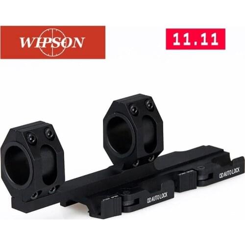WIPSON Tactical Extend AR15 M4 M16 American Optics Defense Rifle Scope 1" 30mm picatinny rail weaver Ring Mount