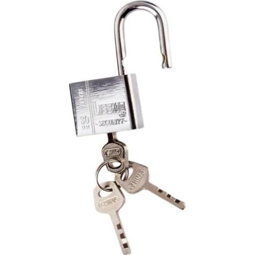30mm Stainless Steel Padlock Heavy Duty Solid Lock Door Gate Box Safety Antirust