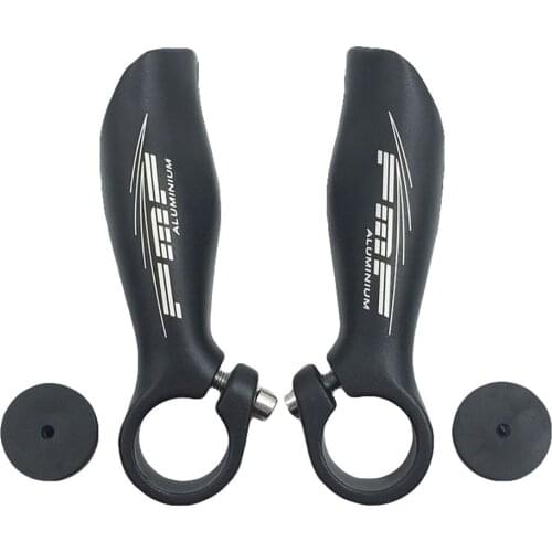 1 Pair Road Mountain Bicycle Handlebar Horns Bicycle Handlebar Bike Bar End Bicycle Steering Wheel Aluminum alloy Handlebar Bar