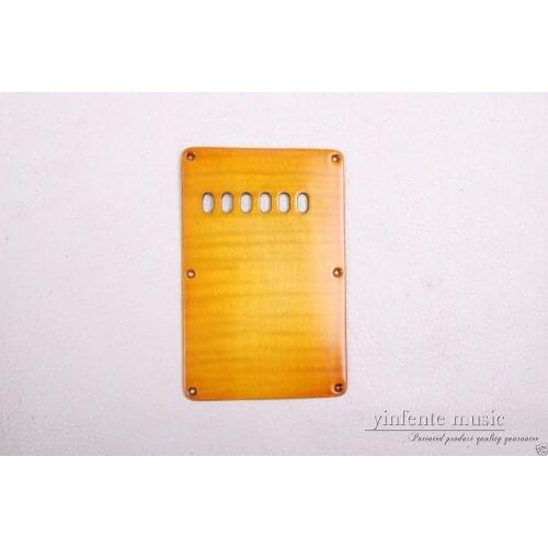 1 pcs electric guitar Cavity Cover Back plate maple wood Hand made #1877
