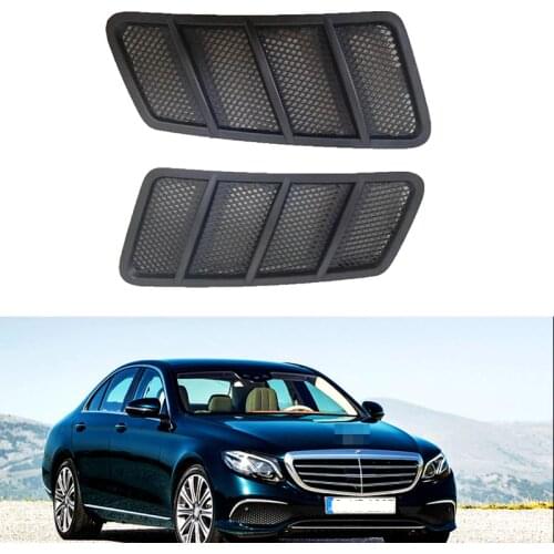 2pcs Bumper Hood Vent Grille Engine Cover For Mercedes-Benz W166 GL350 GL450 GL550 ML350 ML550 2012-2015 1668800105 1668800205