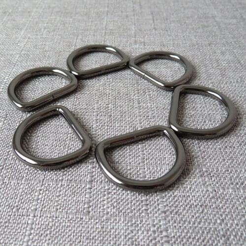 25mm Strong metal D ring belt buckle for handbag bag backpack dog pet collar leash harness strap buckle sewing garment accessory