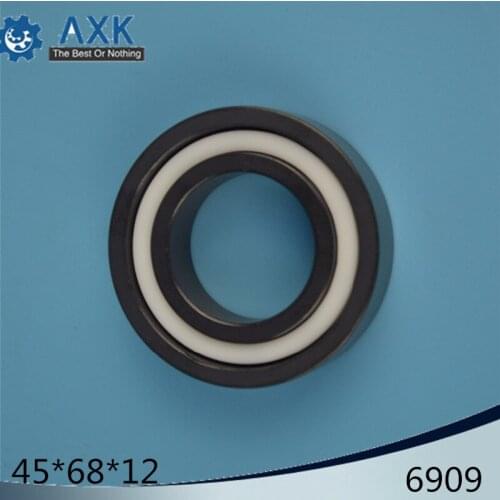 6909 Full Ceramic Bearing ( 1 PC ) 45*68*12 mm Si3N4 Material 6909CE All Silicon Nitride Ceramic 6909 Ball Bearings
