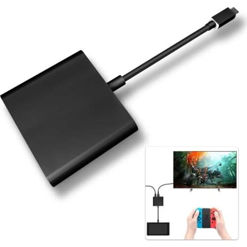 Brand WONJO For Portable Dock USB-C Type-C to HDMI Adaptor Hub Converter 4K HD Transfer for Nintend Switch NS/Samsung S8/Mac Pro