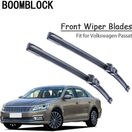 BOOMBLOCK 1 set Car Accessories Windscreen Wiper Blades Kit For Volkswagen VW Passat B5 B6 B7 2002-2015