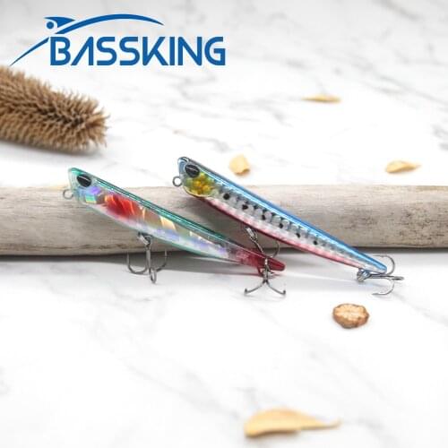 TAF BASSKING Pencil Fishing Lure 7.5cm 7.5g Sinking Pencil Hard Bait 6 Colors Isca Artificial Wobblers Swimbaits Pesca Peche
