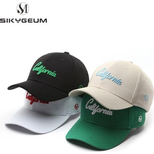 SIKYGEUM Ins Hot Sale Men Women Fashion Baseball Cap Embroidery Summer Sun Hats Unisex Hip Hop Sports Trucker Dad Hat Gorras