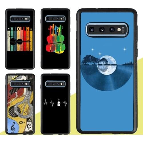 Musical Cello Violin Case For Samsung Galaxy A51 A71 A21S A20e A31 M31 M21 A50 A70 S9 S10 S20 Plus Note 20 Ultra