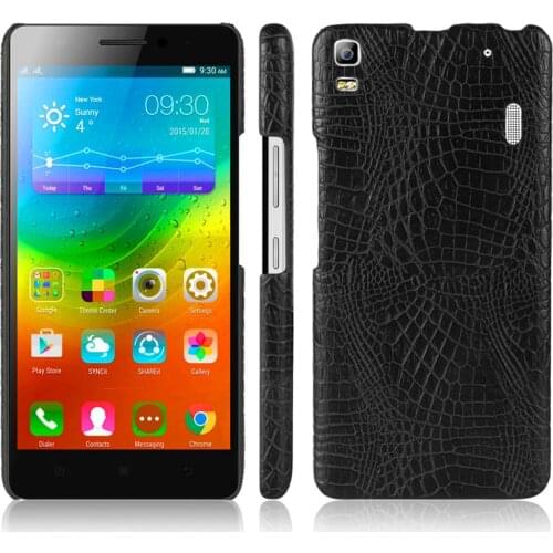 Lenovo A7000 Vibe K3 Note Case Crocodile Grain PU+PC Skin Back Cover Hard Phone Case for Lenovo Vibe K3 Note K50 K50-T5 A7000