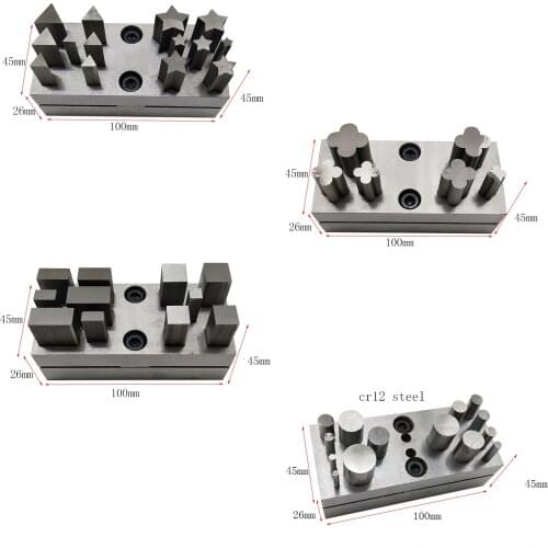 Jewelry Disc Cutter Cutting Triangles Stars Rectangles Punching Jeweler Tool