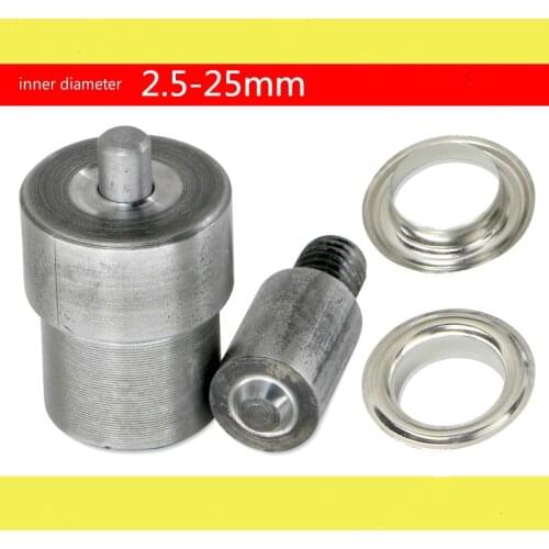 Metal Grommet Machine Hand Press Eyelets Spot Snap Button Mould Tool Fit