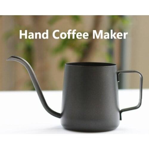 High Quality Long Narrow Spout Coffee Pot 350ML Hand Coffee Maker With Hanging Ear Lightweight Multifunctional Gooseneck Kettle