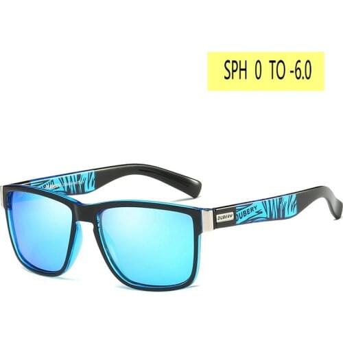 2020 Retro Square men women polarized sun glasses polarized sunglasses Custom Made Myopia Minus Prescription Lens FML