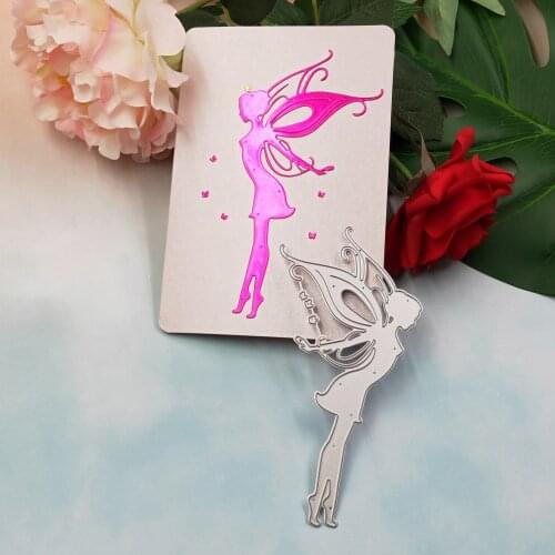 Butterfly fairy metal cutting die 2019 latest DIY scrapbook for greeting CARDS, envelopes decorative paper card process die