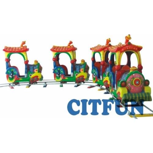 Amusement park outdoor kiddie rides games mini electric trains for kids HC-005D