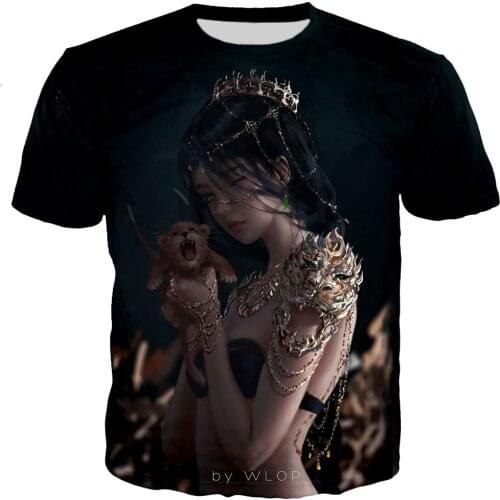 By Wlop T Shirt Men/women 3D Printed Casual Harajuku Style Tshirt Streetwear Tops Dropshipping