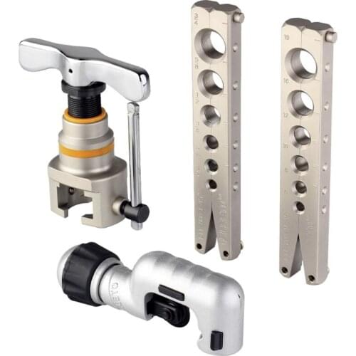 Ratchet Flaring Flare Tool Set 6-19mm Gas Brake Line Application Tubing Refrigerator Refrigeration Repair Tools Expander Sets
