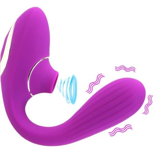 OLO Dildo Vibrator Clitoris Stimulator Sucking Vibrator 10 Frequency Oral Sex Suction Blowjob Clit Sucker G-Spot Masturbator