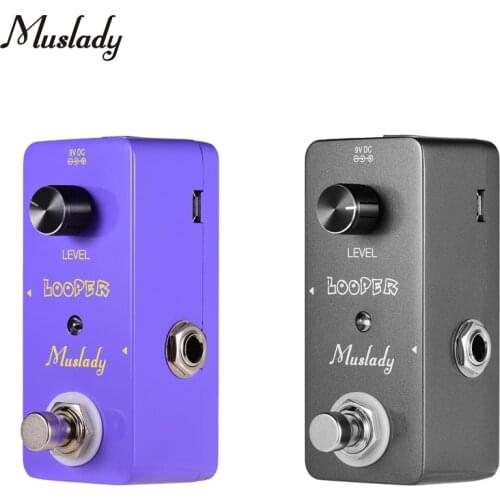 Muslady Mini Looper Effect Pedal Guitar Loopers Bass Loop Pedal Ullimited Overdubs 5 Minutes Looping Time Guitar Accessories