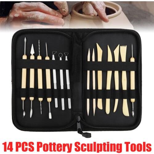 Professional Pottery Sculpting Tool Set Ceramic Hand Sculpting Tools For DIY Pottery Wood Ceramic Handicraft Carving Shaping