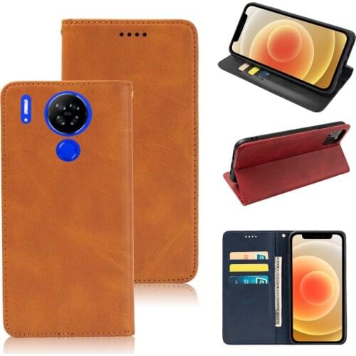 Luxury Business Leather Case For Blackview A80 A80s 6.22" Back Flip Phone Wallet Cover Magnetic Stand Book