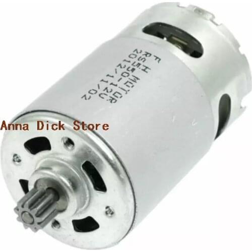 RS550 Electric Drill Motor 12V-18V 9/12 Teeth For GSR Cordless Drill Screwdriver DC reducer motor