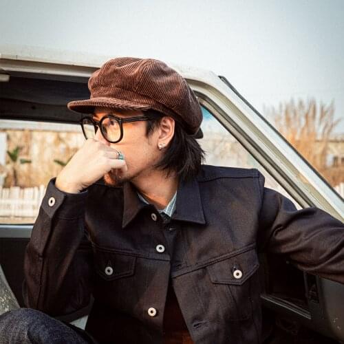 HAT-0003 Classic Super Quality Vintage Stylish 100% Cotton Corduroy Cap 2 Sizes