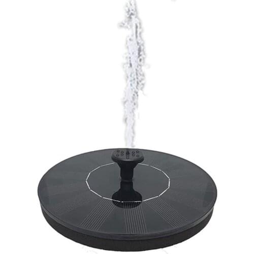 Solar Fountain Pump Mini Solar Powered Bird Bath Fountain Pump Solar Panel Kit Water Pump for Pond Pool Garden