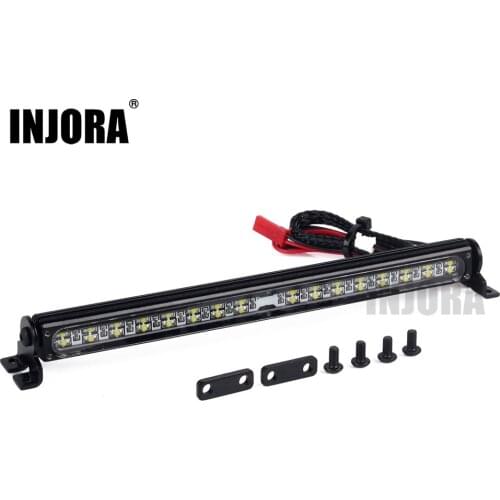 Trx4 Metal LED Roof Lamp Light Bar for 1/10 RC Crawler Traxxas Trx-4 Trx 4 SCX10 90027 & SCX10 II 90046 90047