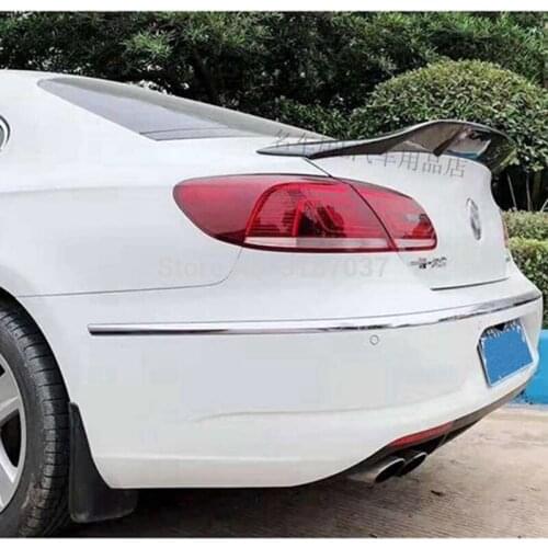 For Volkswagen Passat CC Sandard 2009-2018 Carbon Fiber rear boot Wing Spoiler Wing Trunk Lip Boot Cover