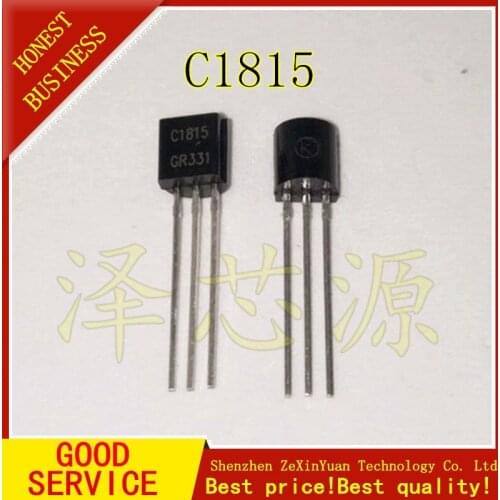 100pcs C1815 2SC1815 transistor TO-92 0.15A 50V NPN transistor