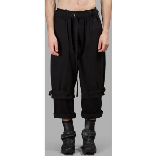 2021 Mens clothing GD Hair Stylist fashion Catwalk Wide leg pants loose casual pants personality plus size costumes