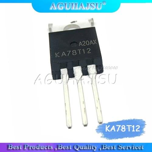5PCS MC78T12CT KA78T12 LDO Linear Regulator 12V 3A TO220