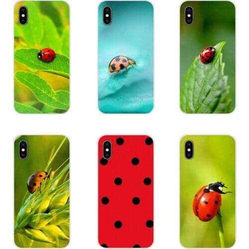 For Xiaomi Redmi Note 3 4 5 6 7 8 Pro Mi Max Mix 2 3 2S Pocophone F1 Accessories Phone Cases Covers Insect Seven-star ladybug