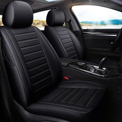 Custom Car Seat Cover 5 seat Leather For Cadillac ATS SRX CTS XTS ATSL CT6 XT5 Car Seat Cover Protection Interior Accessories