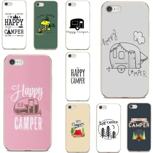 Colorful Happy Camper Pastel Poster For Huawei Nova 2 2i 3 3i Y3 Y5 Y6 Y7 Y9 Prime 2015 2016 2017 2018 2019 Soft TPU Phone Cover