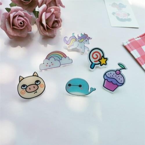 1PCS Cute cartoon anime decorative shoe buckle Japanese girl DIY canvas shoelace buckle student trend creative shoe accessories