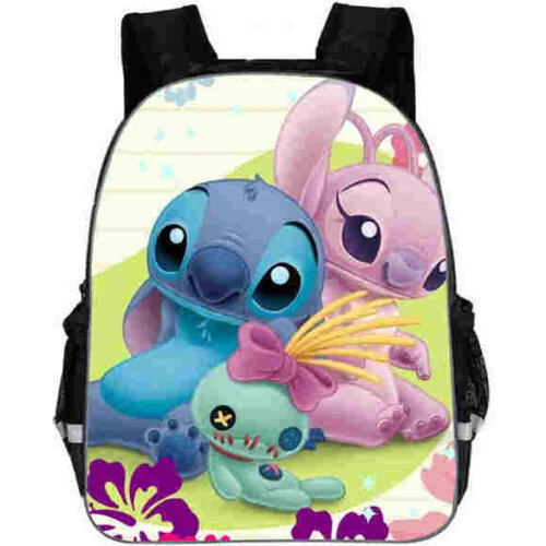 Disney Children Stitch cartoon kindergarten backpack primary bag for school reduction bag girl boy bag for school kids backpack