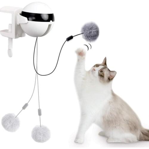 Cat Toy Electric Automatic Ball Lifting Interactive Puzzle Smart Pet Cat Ball Teaser Toys Pet Supply Lifting Balls Launcher
